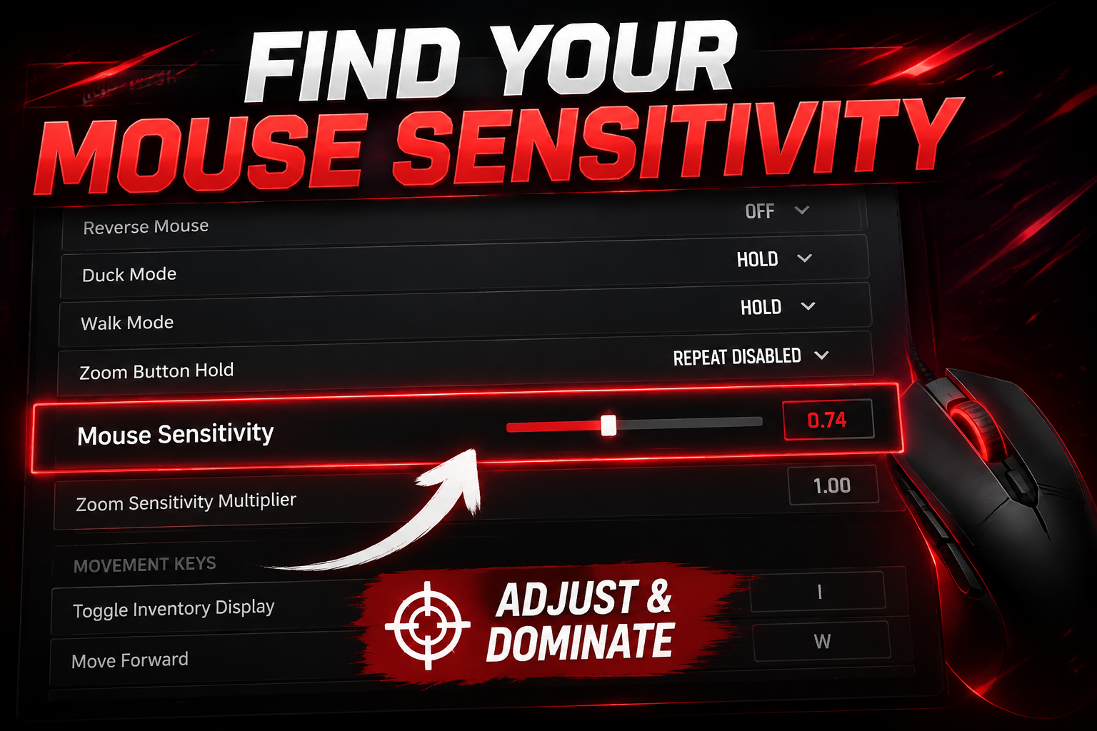 Find Your Perfect Sensitivity